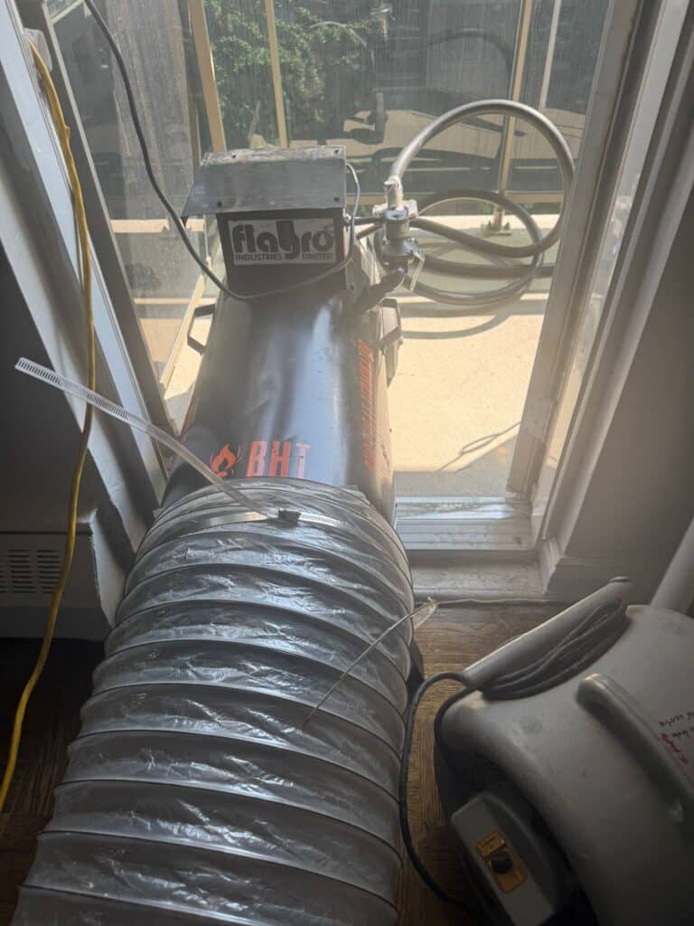 heat-treatment-setup-for-bed-bug-extermination-toronto